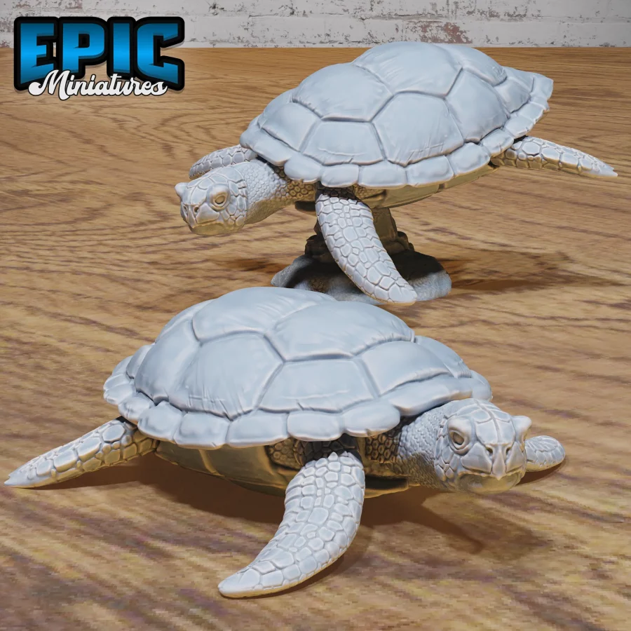 Sea Turtle - 2 Variations (Medium)