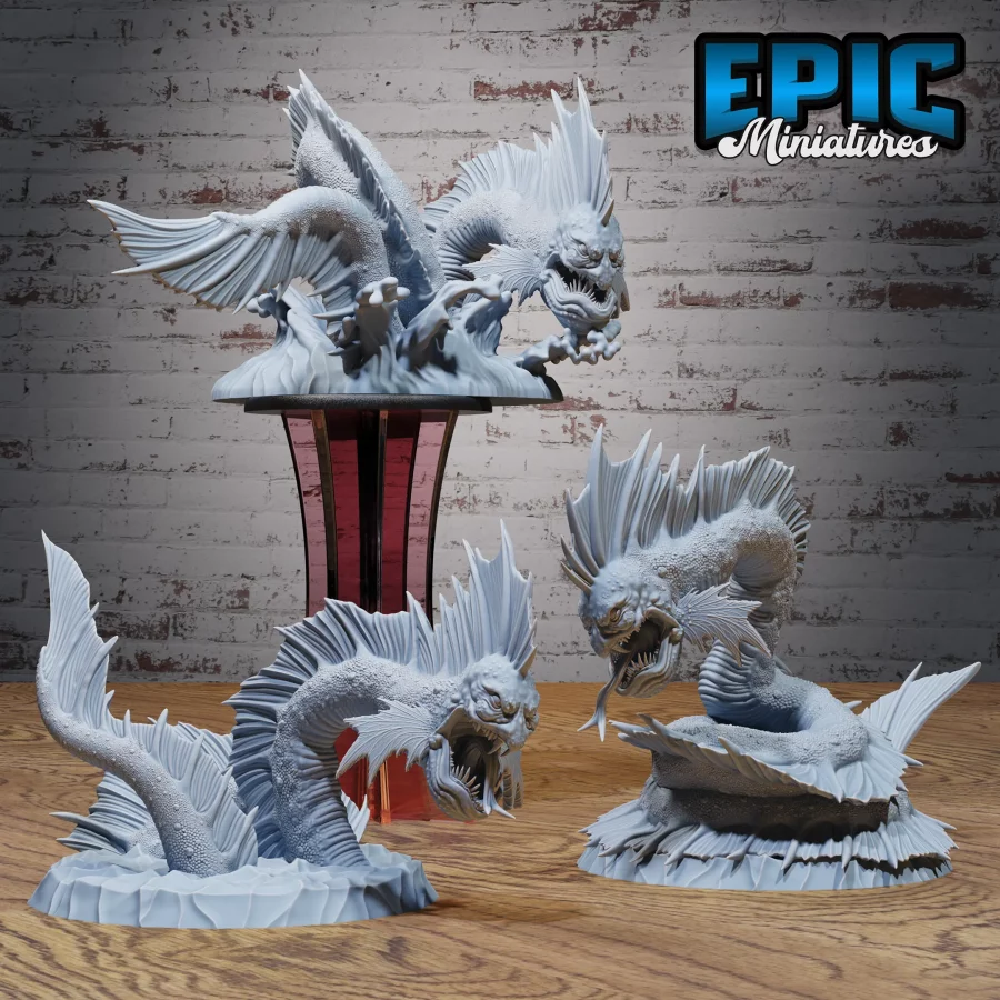 Sea Serpent Monster Set