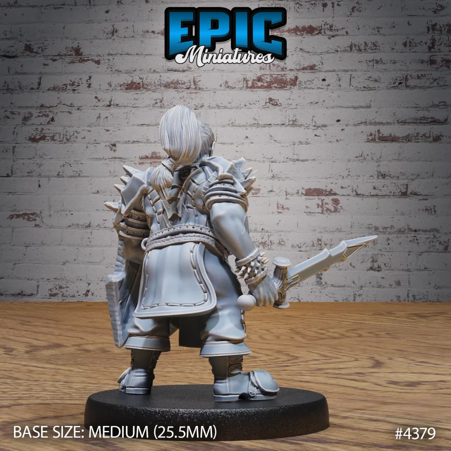 Dwarf Adventurer Fighter (Medium) - Image 2