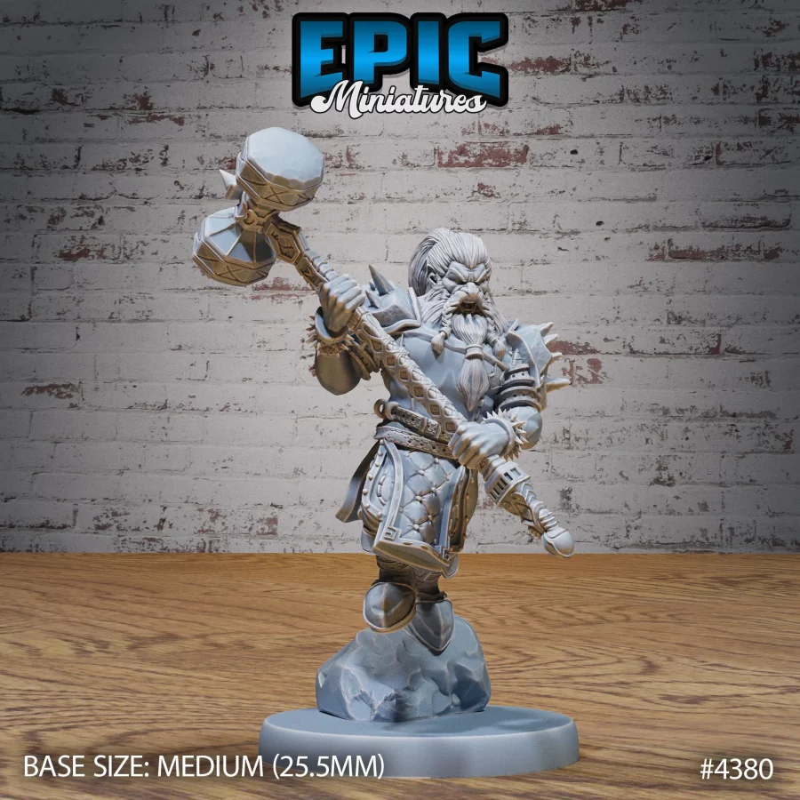 Dwarf Adventurer Cleric (Medium)