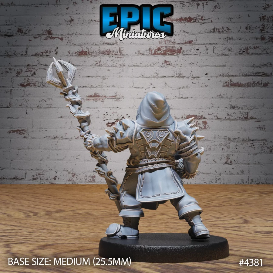 Dwarf Adventurer Warlock (Medium) - Image 2