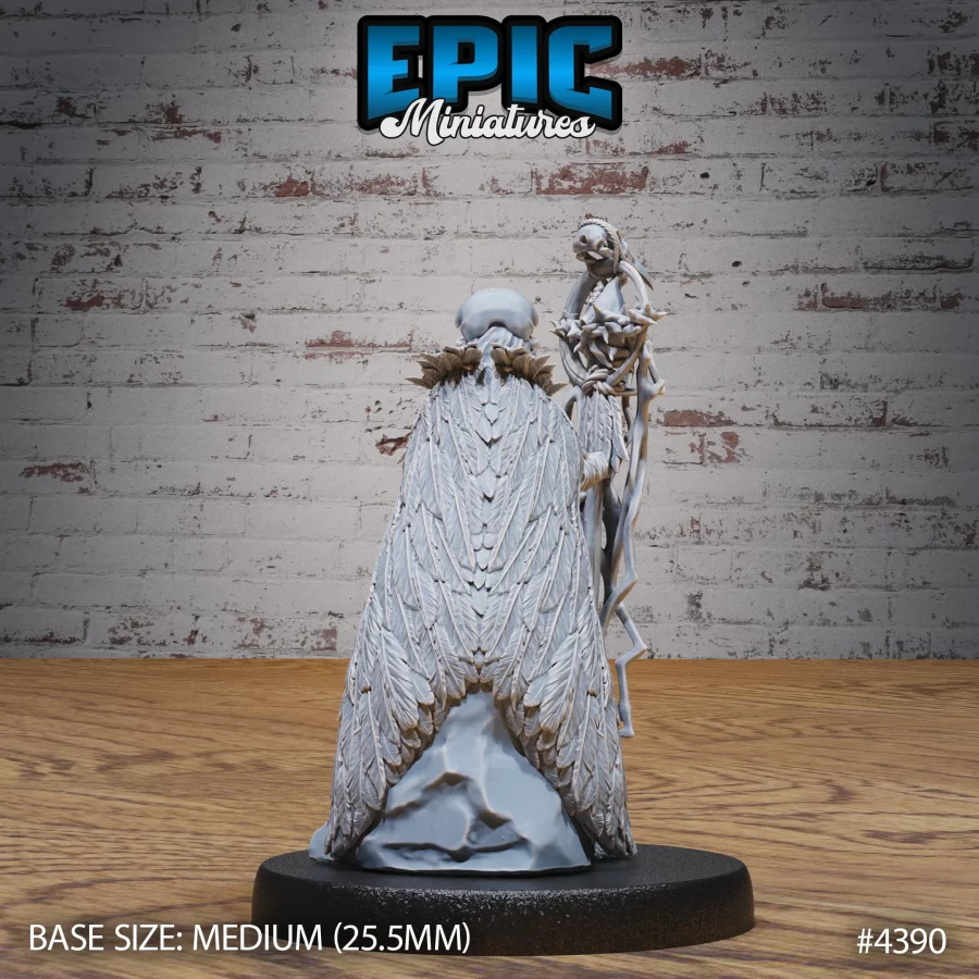 Raven Wizard Female Sitting (Medium) - Image 2