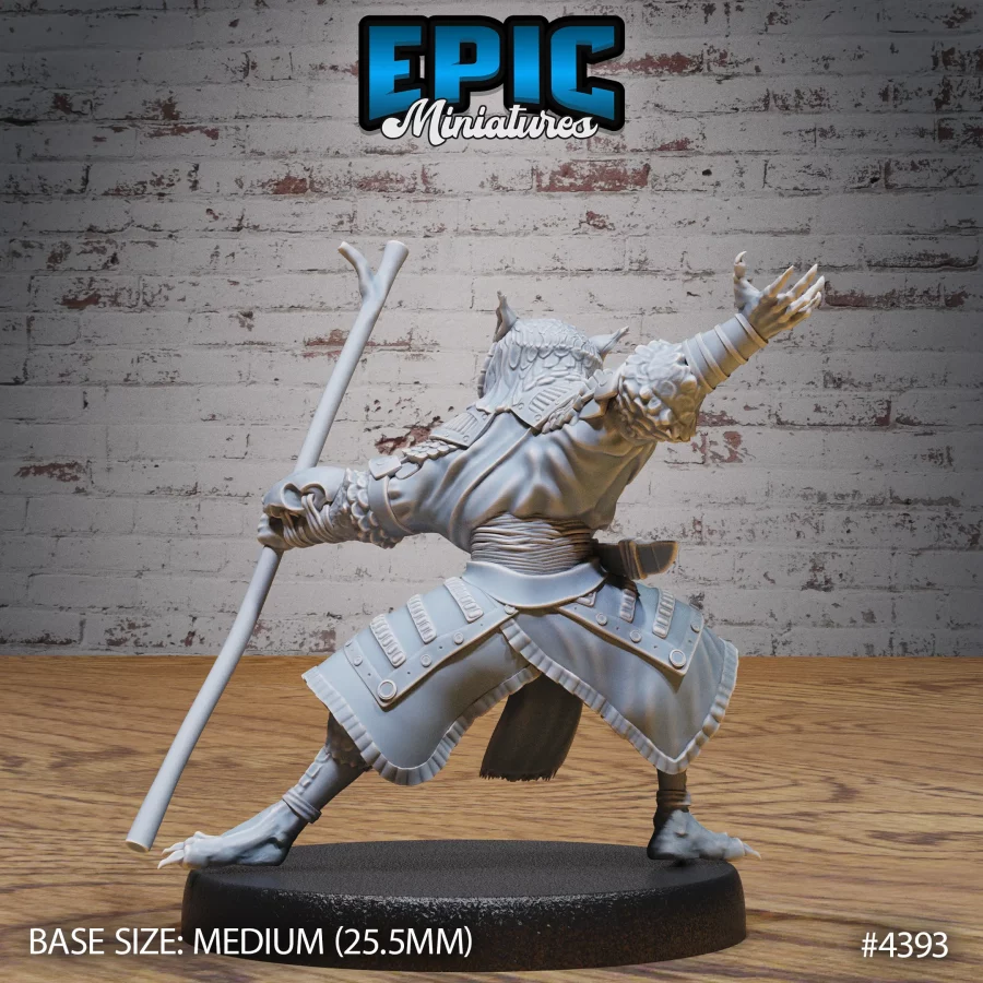 Owl Folk Monk Attack (Medium) - Image 2