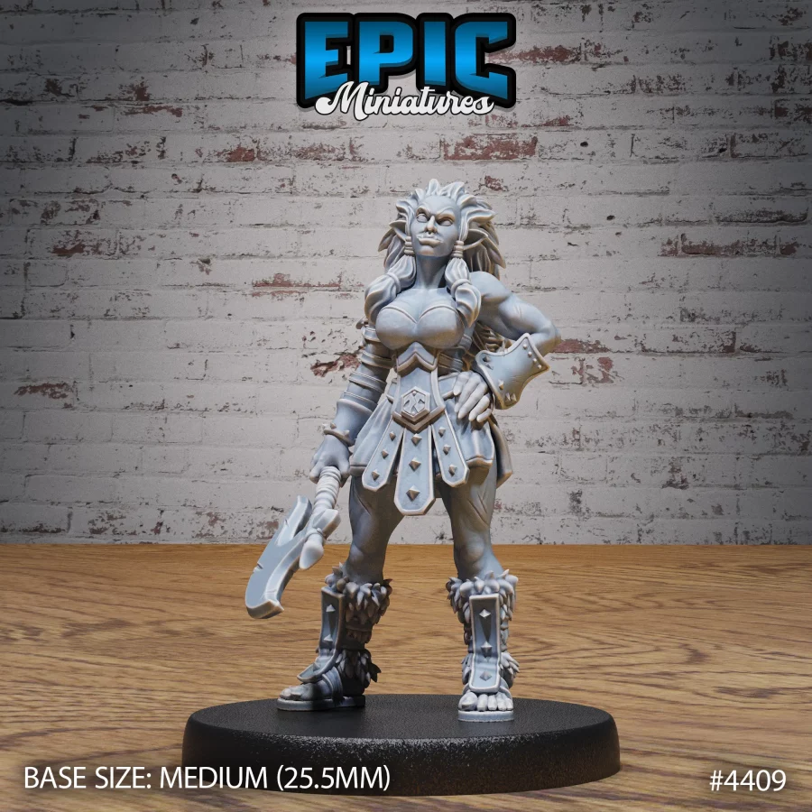 Half Orc Fighter Female (Medium)