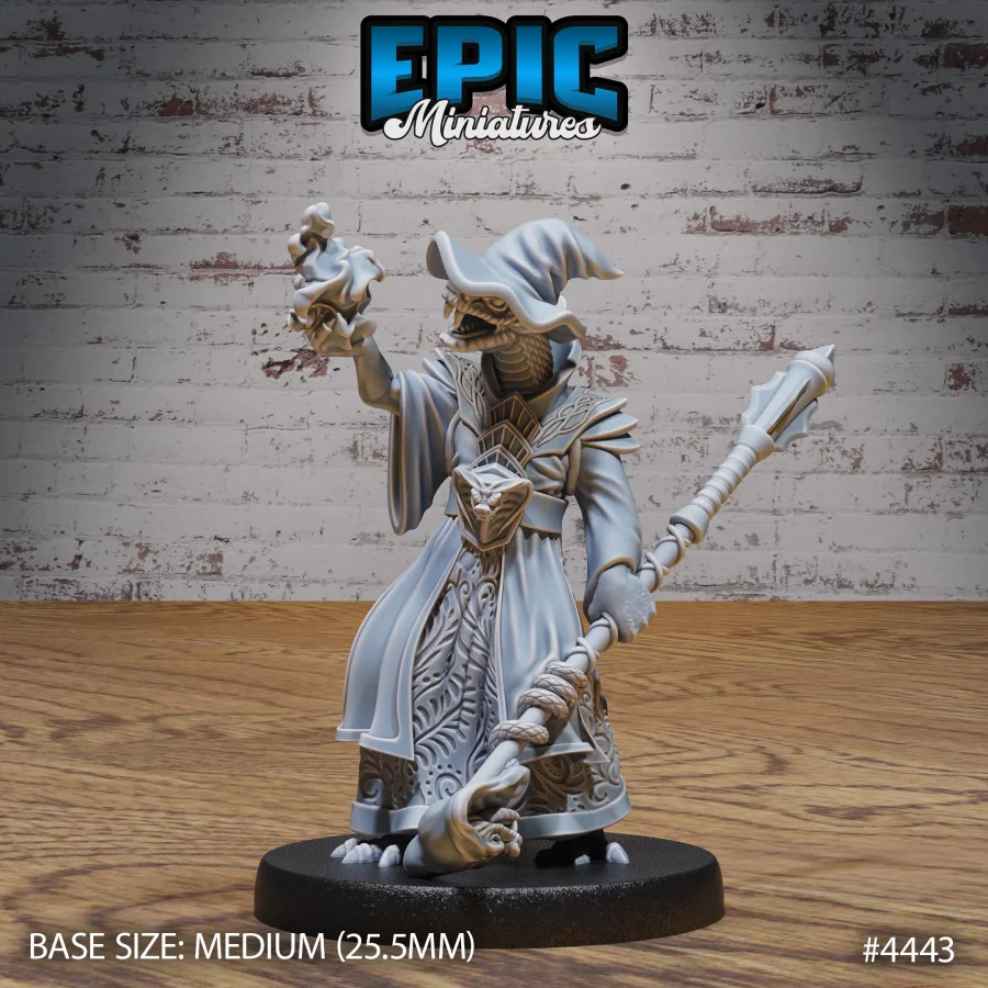 Serpent Folk Wizard (Medium)