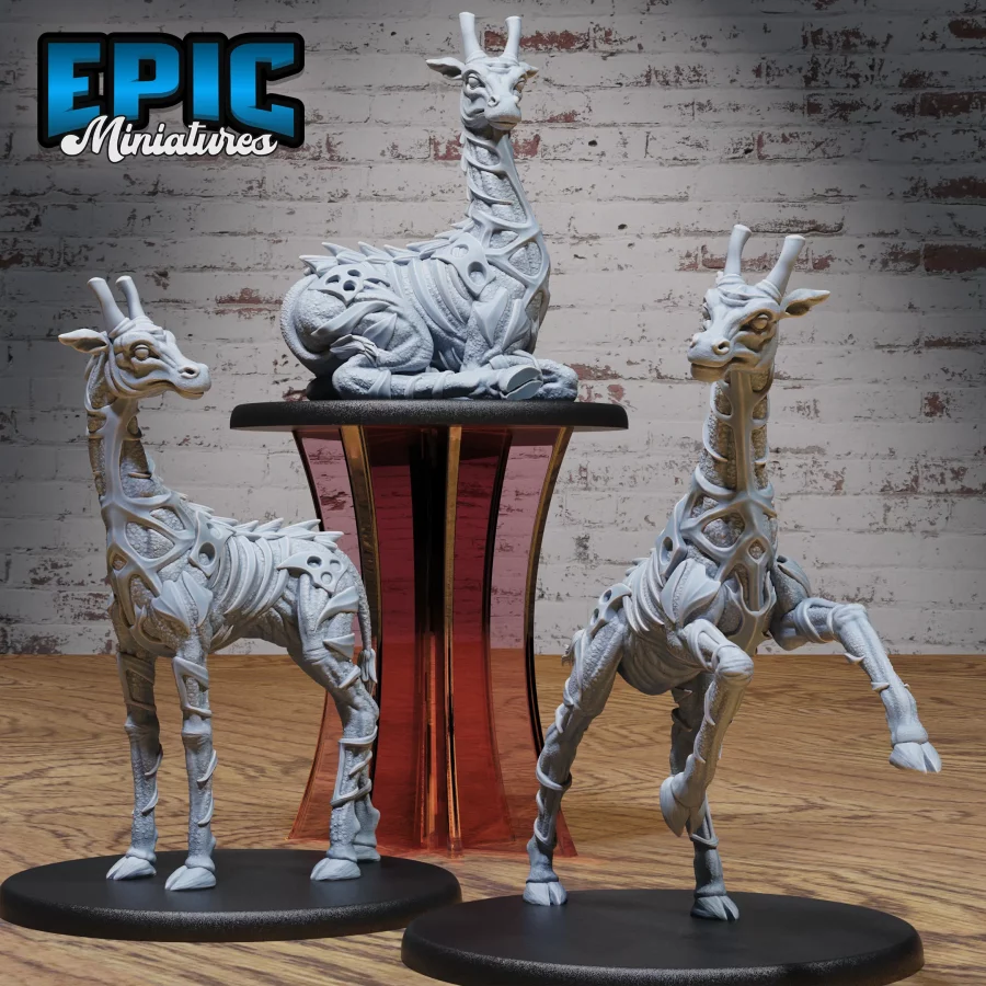 Giraffe Exo Skeleton Set