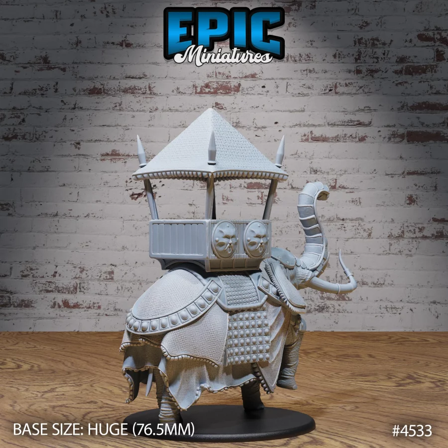 Safari Elephant War Mount (Huge) - Image 2