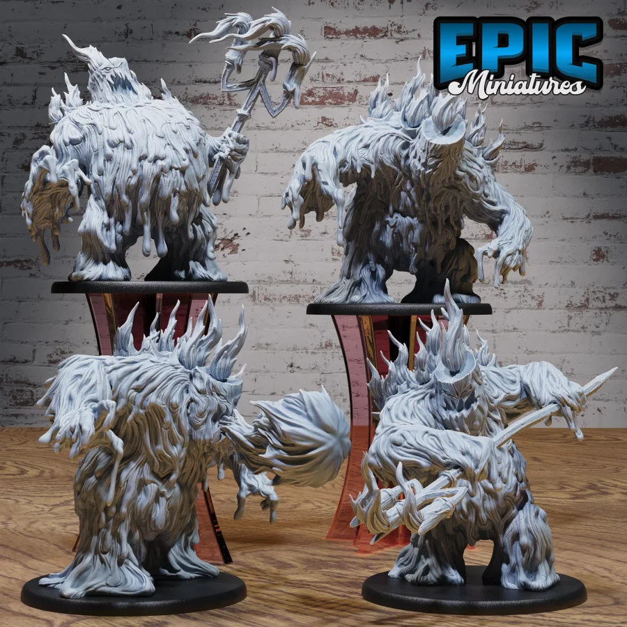 Candle Wax Golem Set