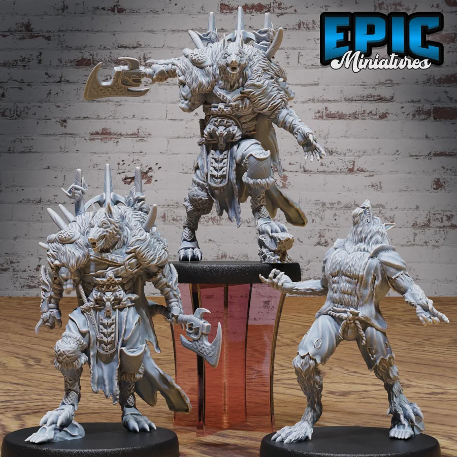 Werewolf Classic / Werewolf Beast King / Werewolf Beast King Attacking Set