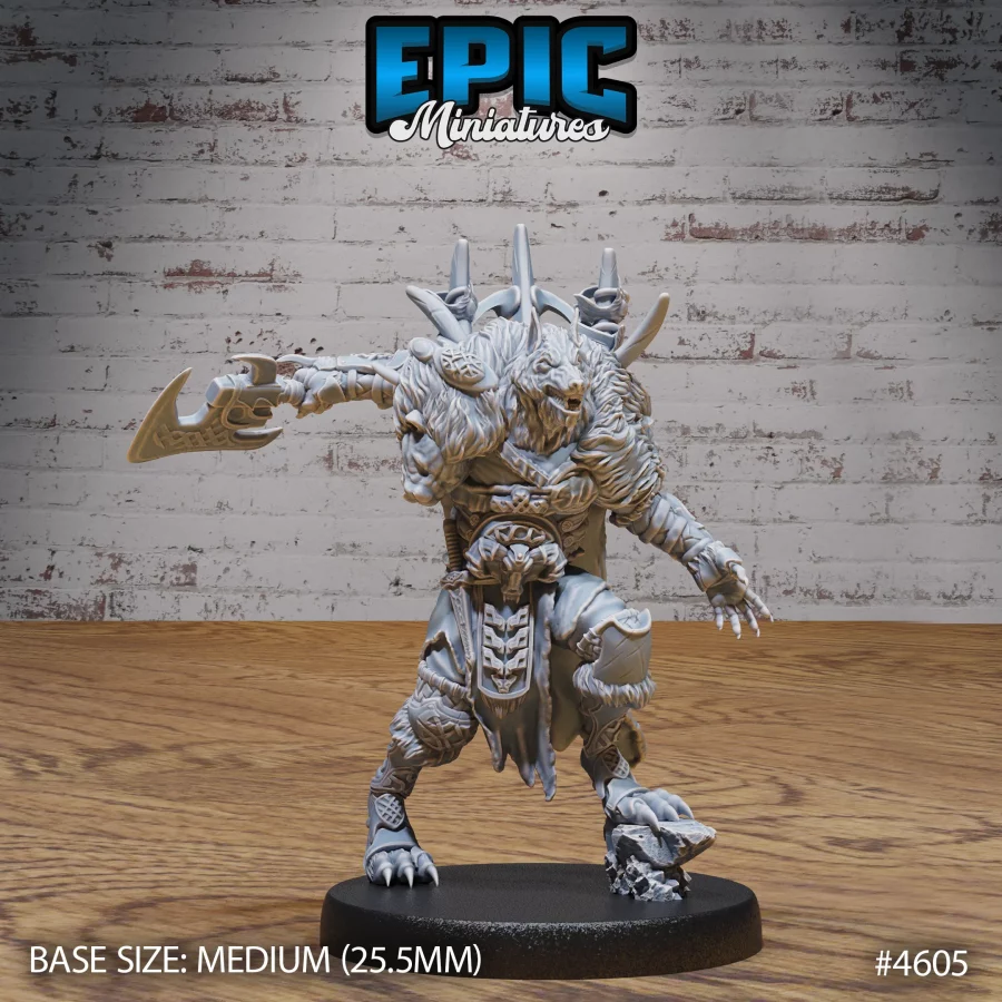 Werewolf Beast King Attacking (Medium)