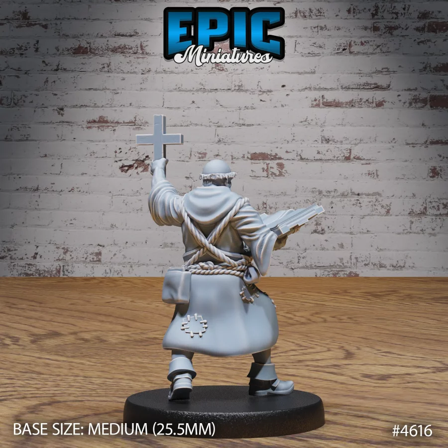 Medieval Cleric Monk (Medium) - Image 2