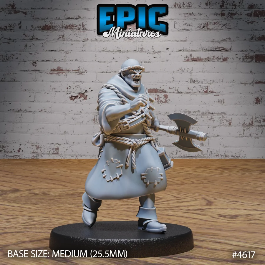 Medieval Cleric Monk Run (Medium)
