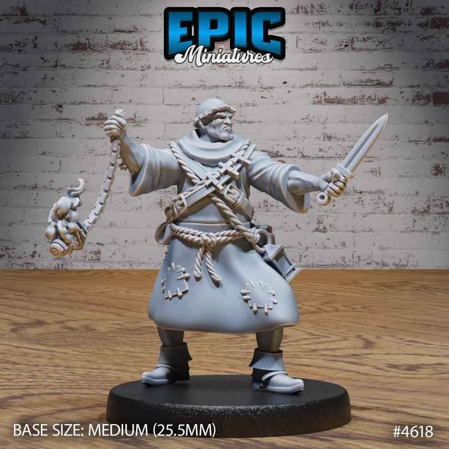 Medieval Cleric Monk Knife (Medium)