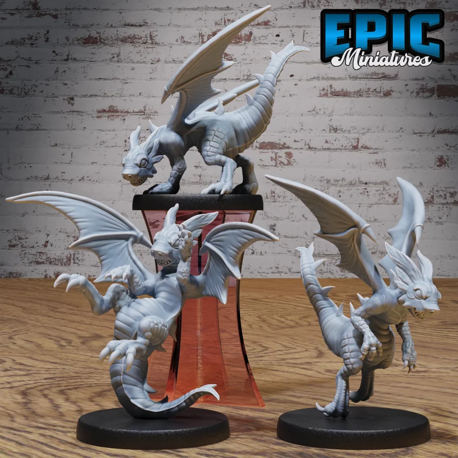 Light Dragon Wyrmling Set
