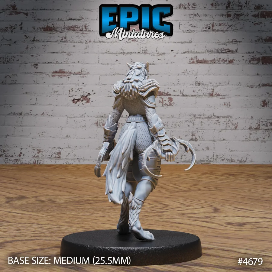 Werewolf Armored Female (Medium) - Image 2