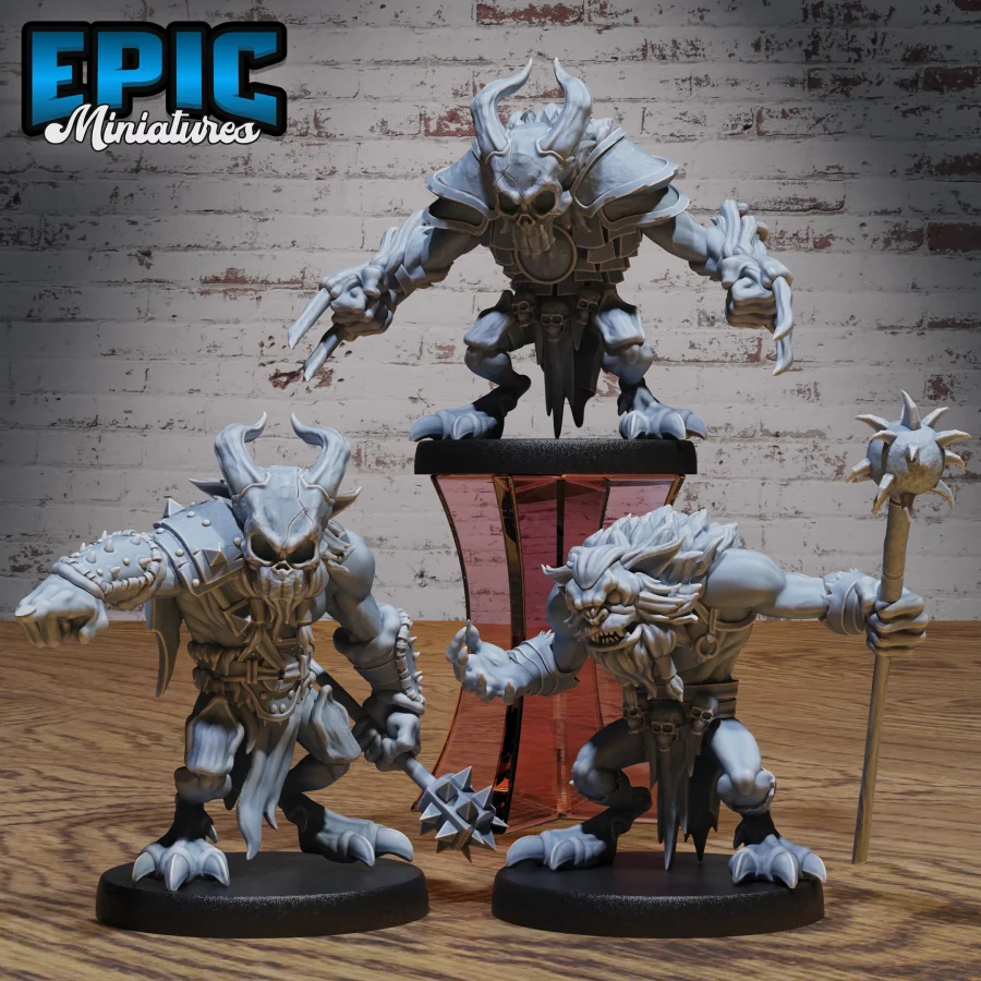 Skull Bear Set
