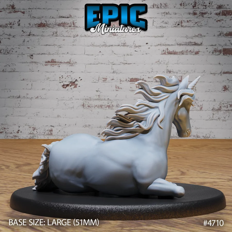 Unicorn Classic Resting (Large) - 2 Variations - Image 2