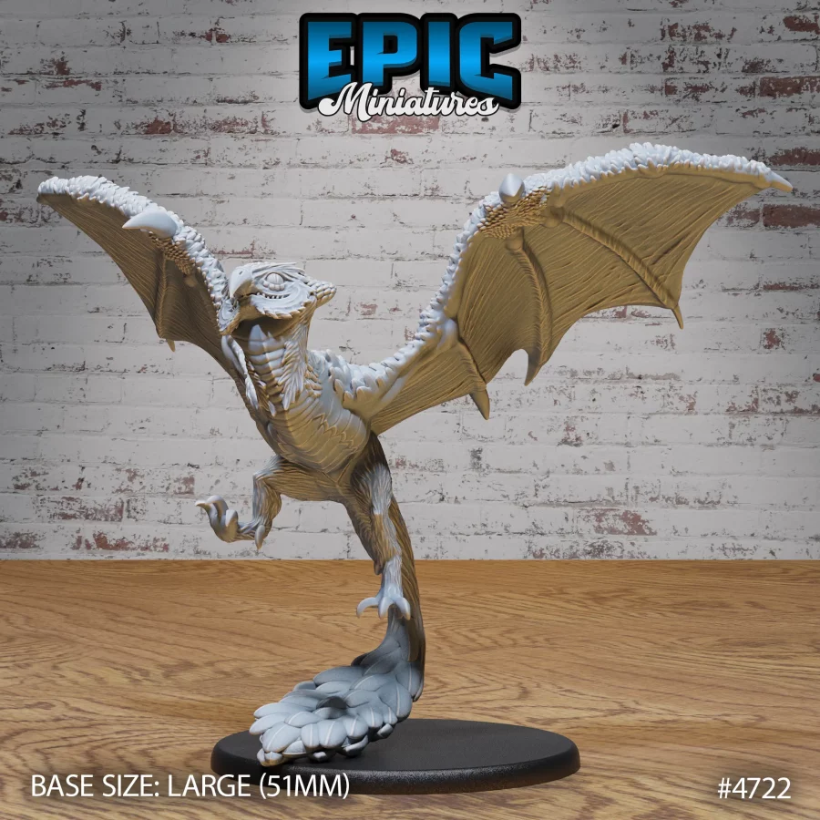 Owl Wyvern Flying (Large)