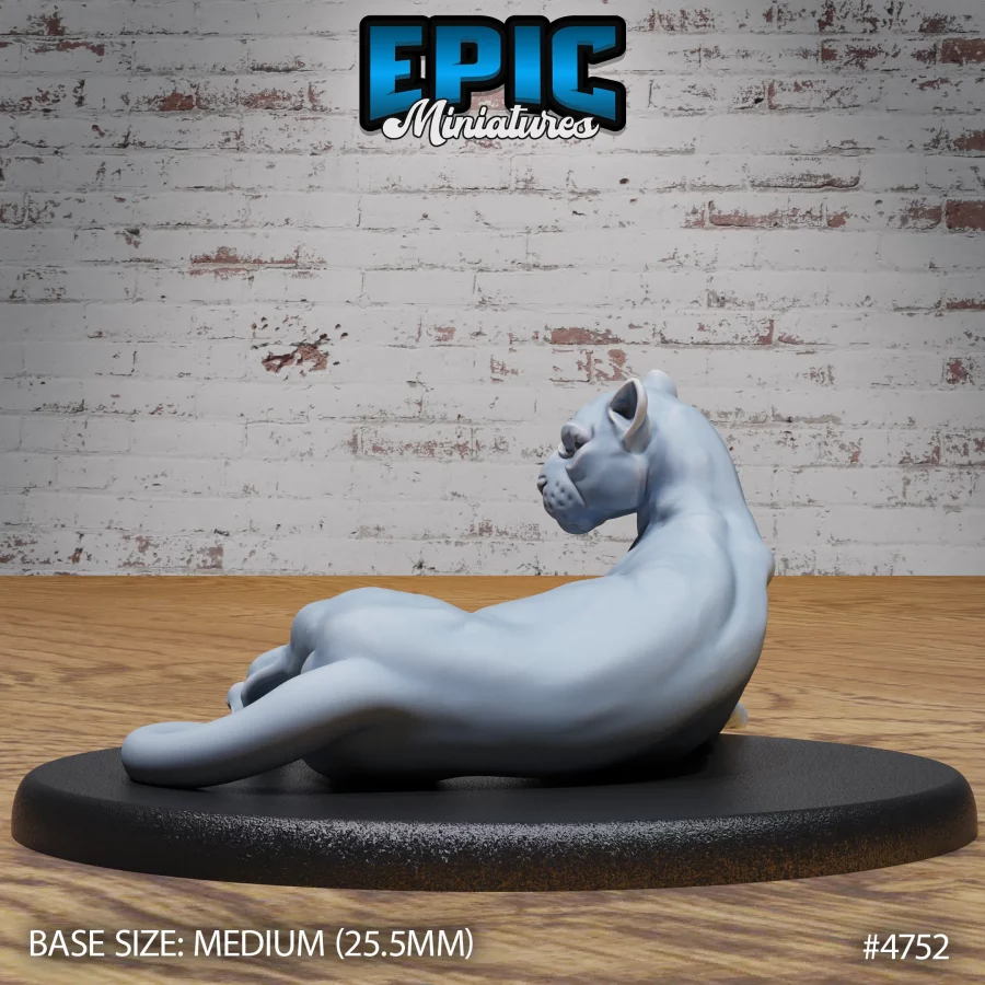 Black Panther Resting (Medium) - Image 2