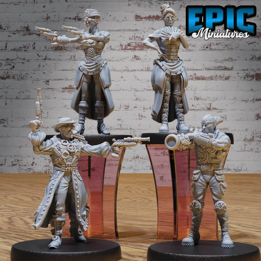 Esoteric Society Fan / Esoteric Society Pistols Female / Esoteric Society Pistols Male / Esoteric Society Gunner Set