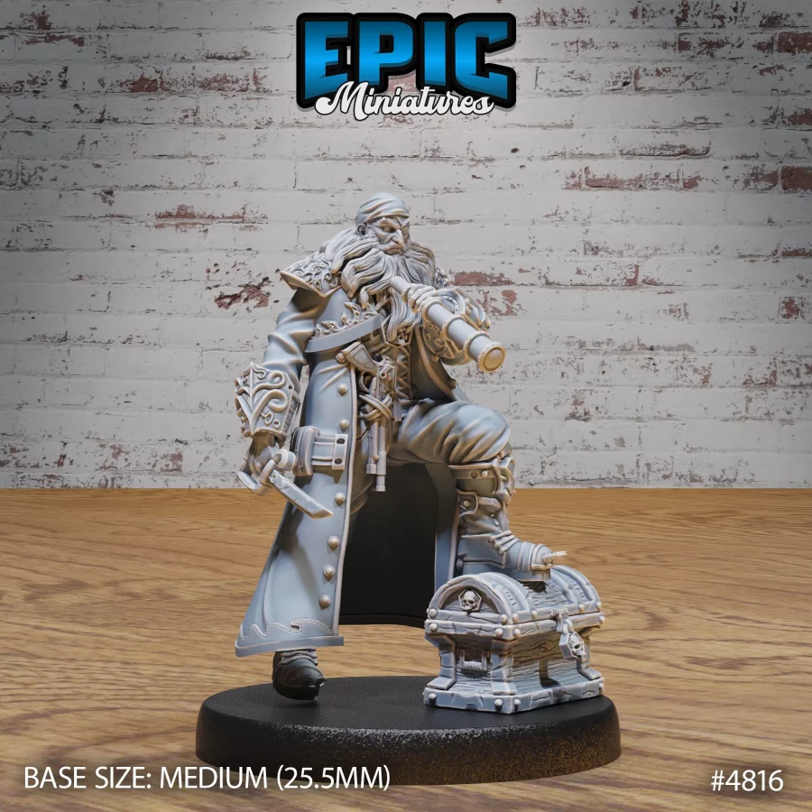 Pirate Captain Barbarossa Chest (Medium)