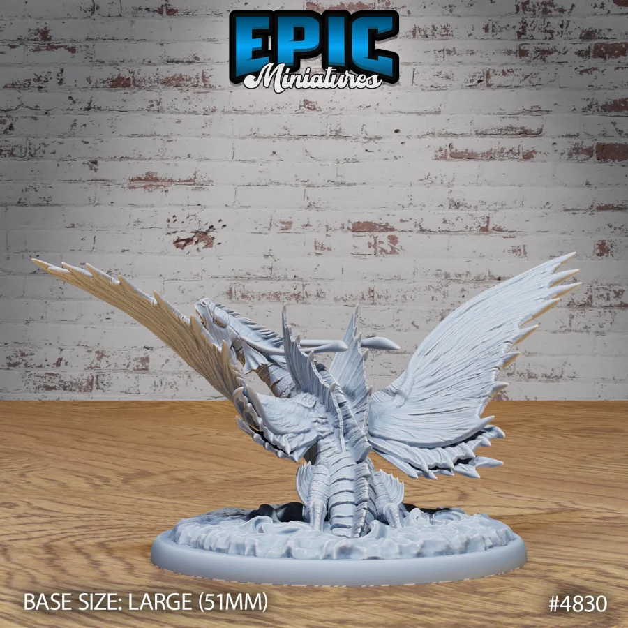 Ocean Wyvern Flying (Large) - Image 2