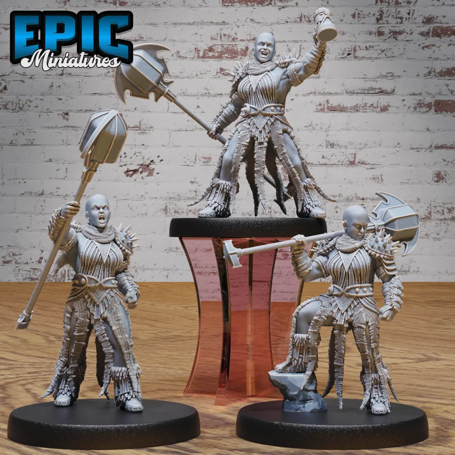 Bald Dwarf Female Set