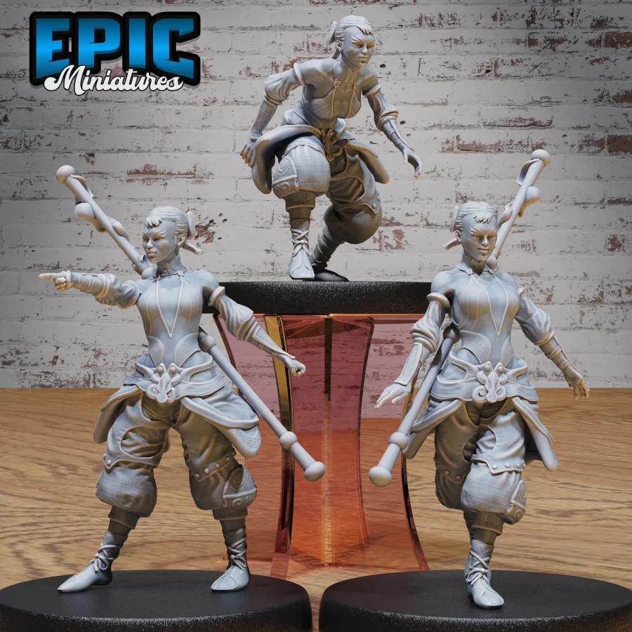 Monk Adventurer Female Set