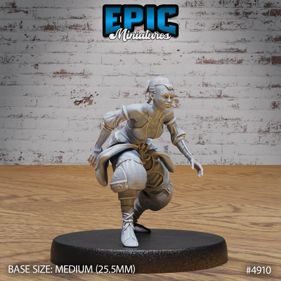 Monk Adventurer Female Hide (Medium)