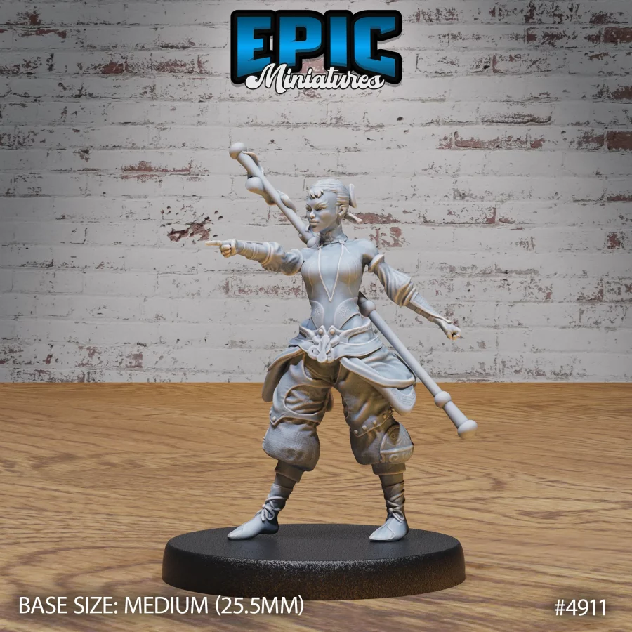 Monk Adventurer Female Command (Medium)