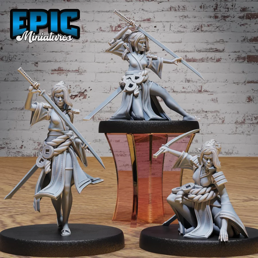 Samurai Woman Set