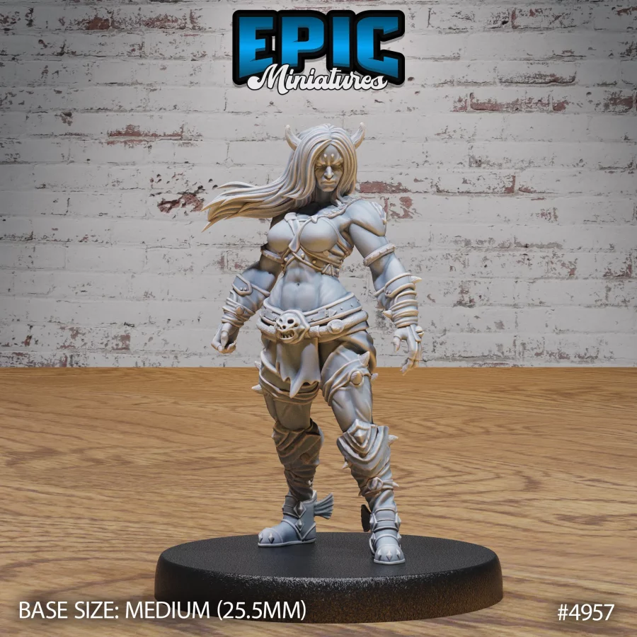 Orc Tiefling Female (Medium)