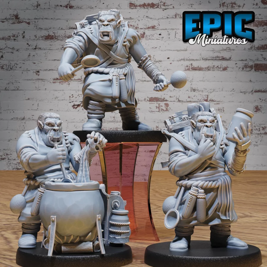 Gray Orc Alchemist Set