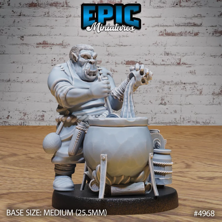 Gray Orc Alchemist Cook (Medium)