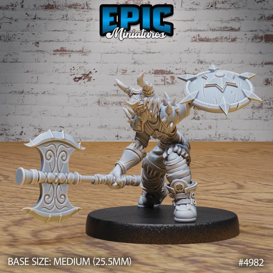 Young Barbarian Attack (Medium)