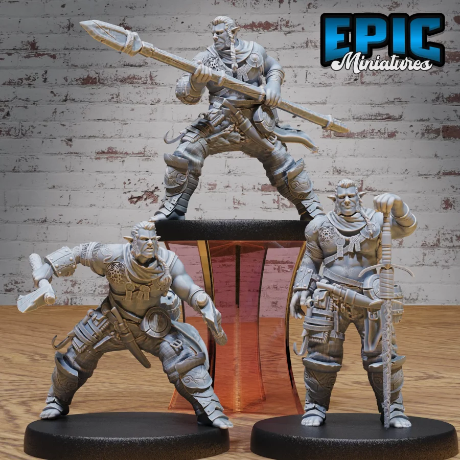Half Orc Adventurer Set