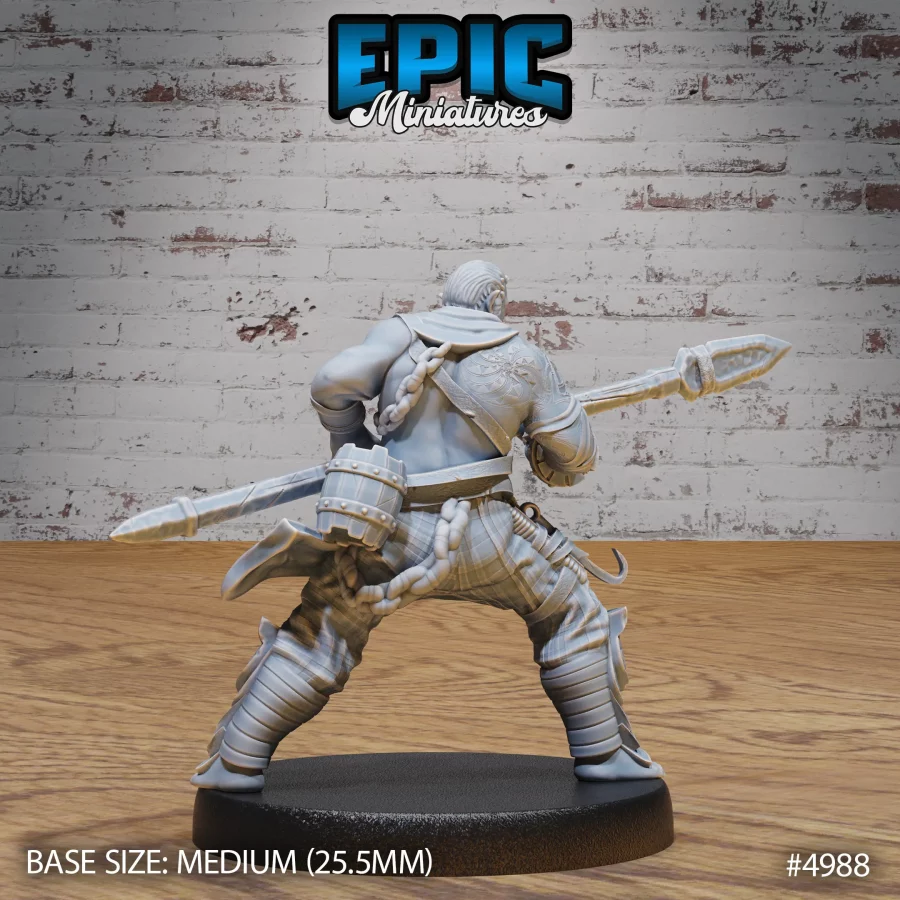 Half Orc Adventurer Spear (Medium) - Image 2