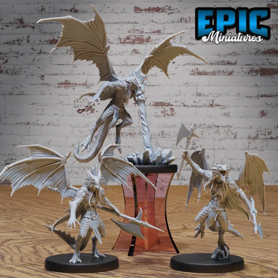 Draconic Demon Silver Set