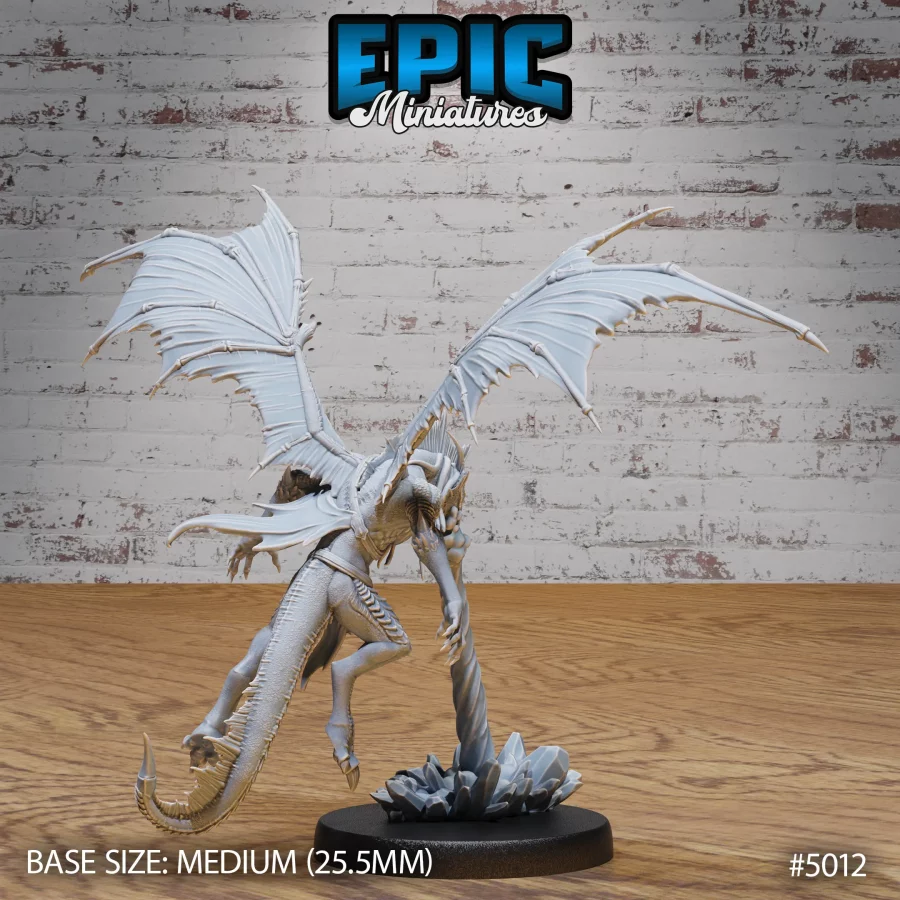 Draconic Demon Silver Firebreath (Medium) - Image 2