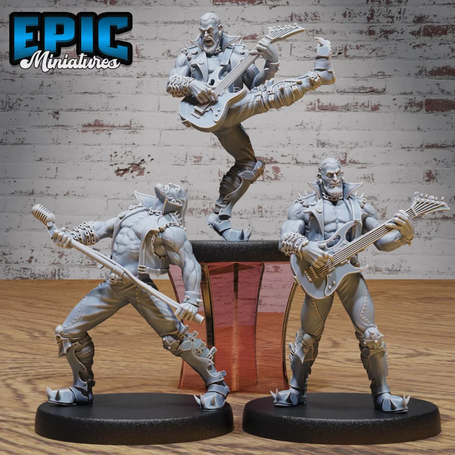 Hell Metal Bard Guitar / Hell Metal Bard Rocking / Hell Metal Bard Singing Set