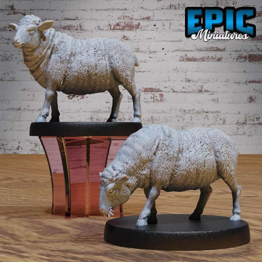 Sheep / Sheep Eating Set