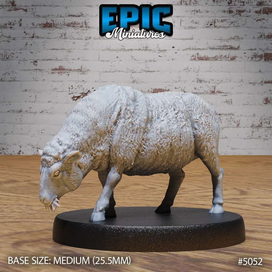 Sheep Eating (Medium)