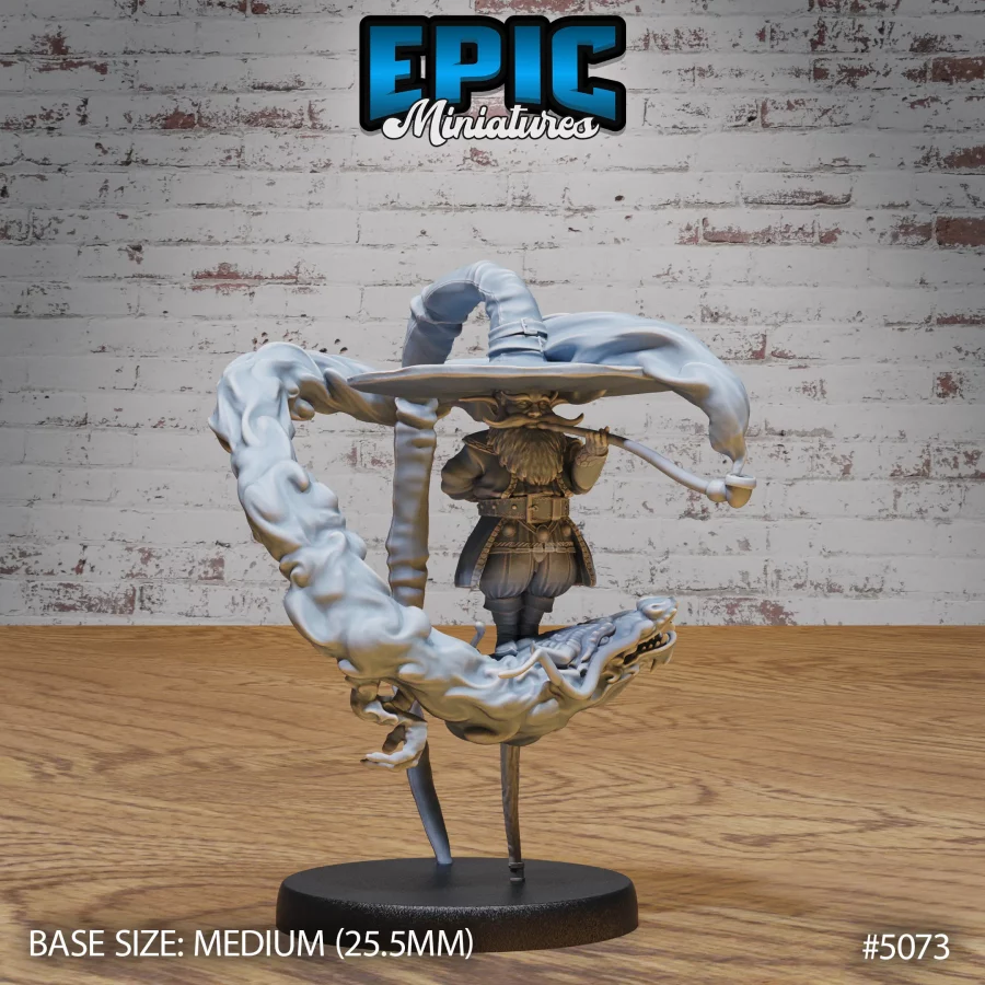 Gnome Wizard Flying (Medium)