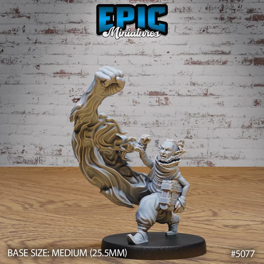 Halfling Sorcerer Magic Hand (Medium)