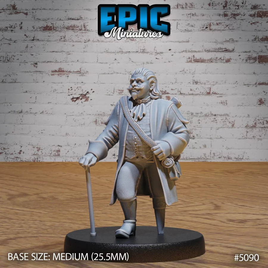 Halfling Ship Captain (Medium)