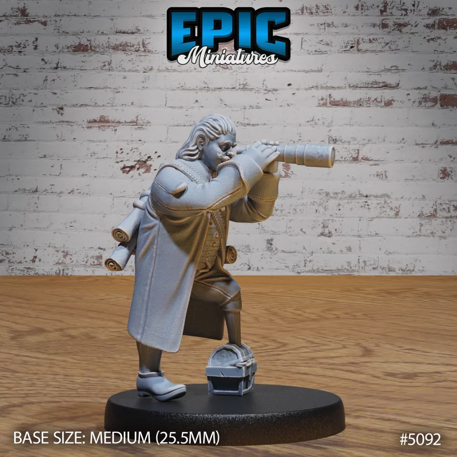 Halfling Ship Captain Spyglass (Medium)