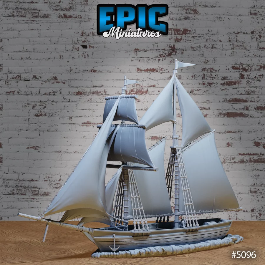 Sailing Ship - Golden Rose