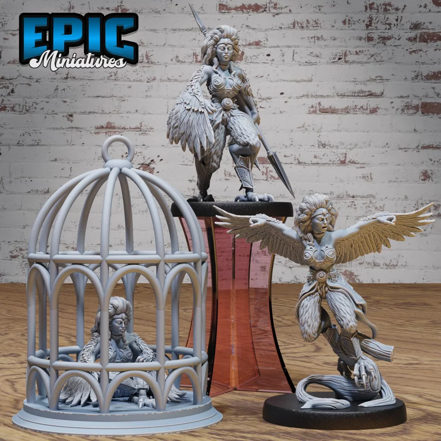 Captured Harpy Set
