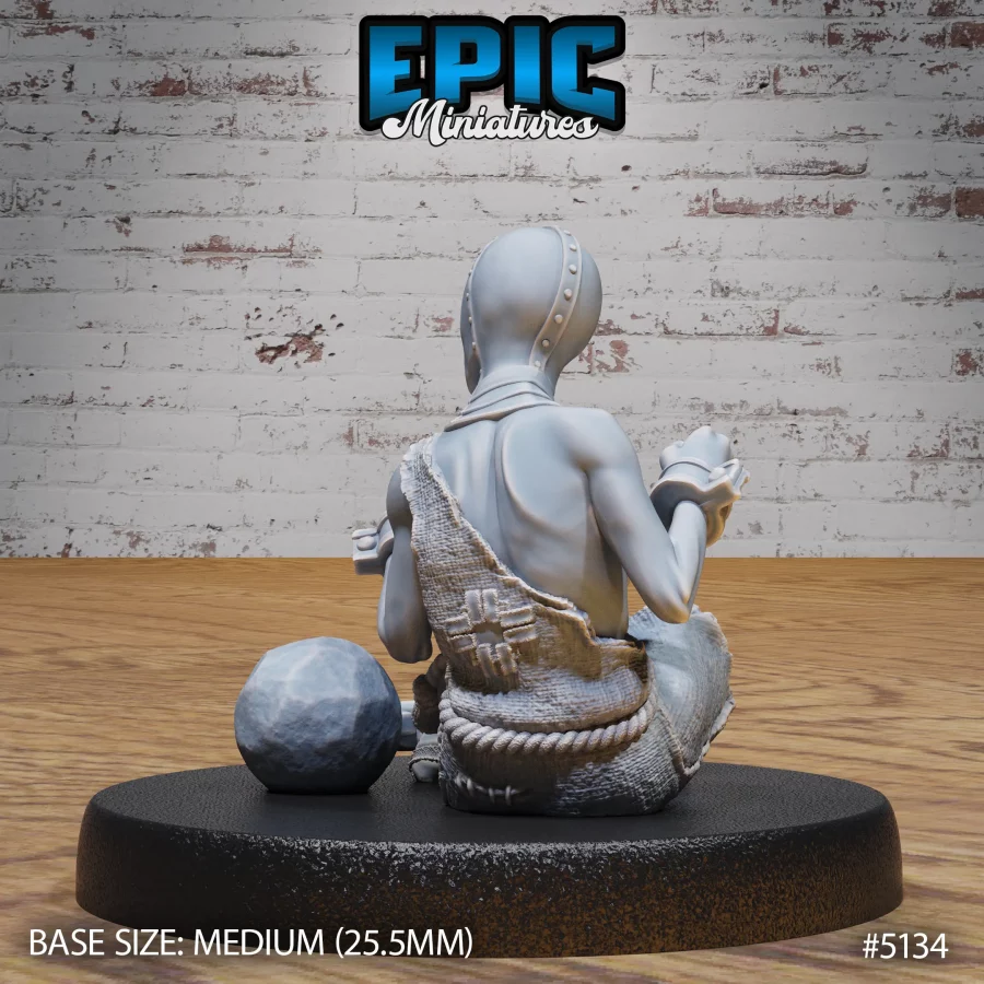 Old Prisoner Sitting (Medium) - Image 4