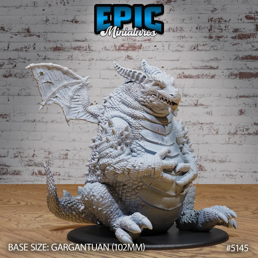 Fat Dragon Sitting (Gargantuan)